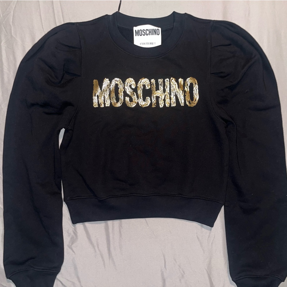 !!NEW!! Moschino cropped sweater
